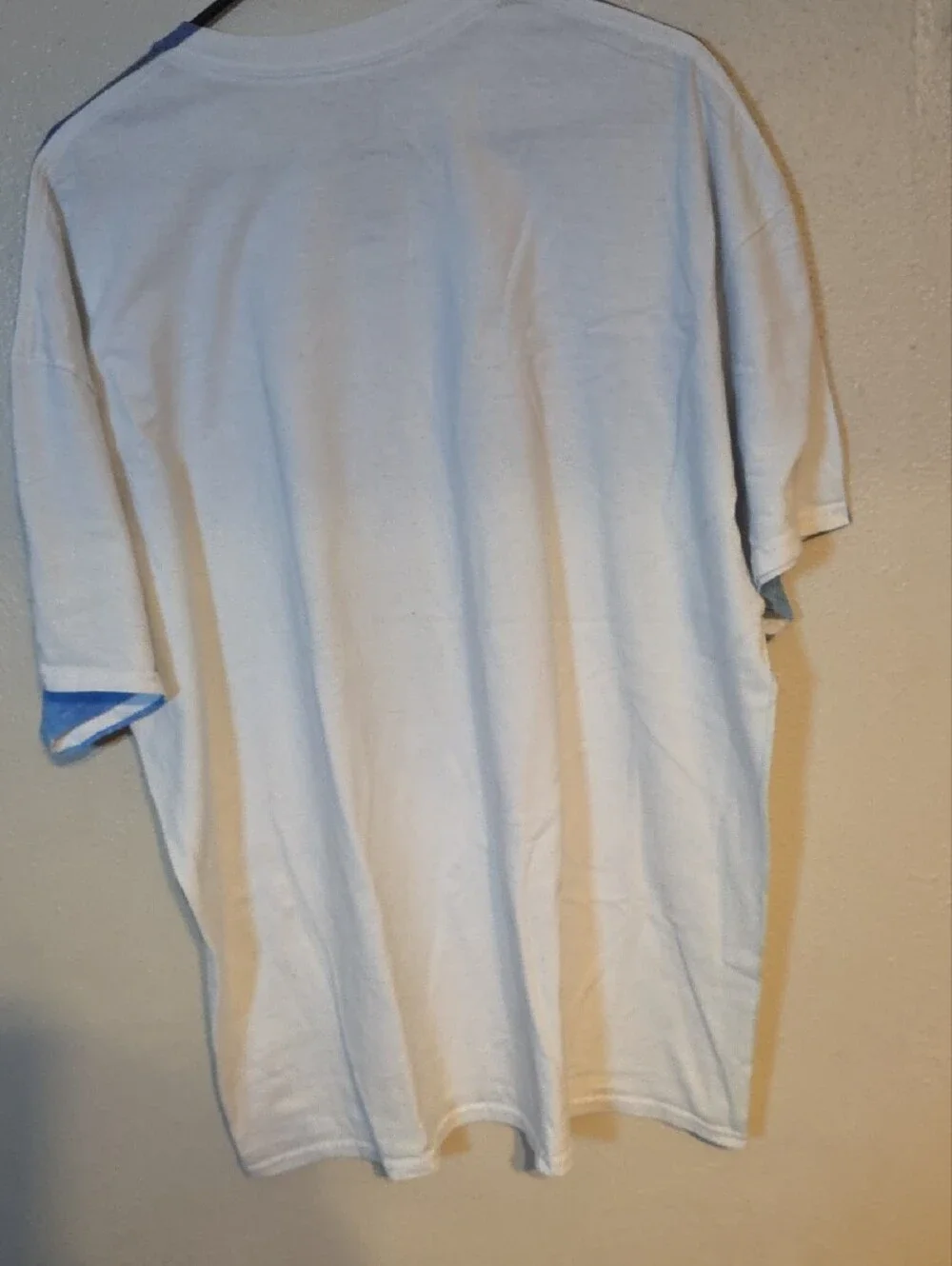 Gildan Blue Galaxy Cat and Rocket Graphic Tee Space Shuttle 2 XL